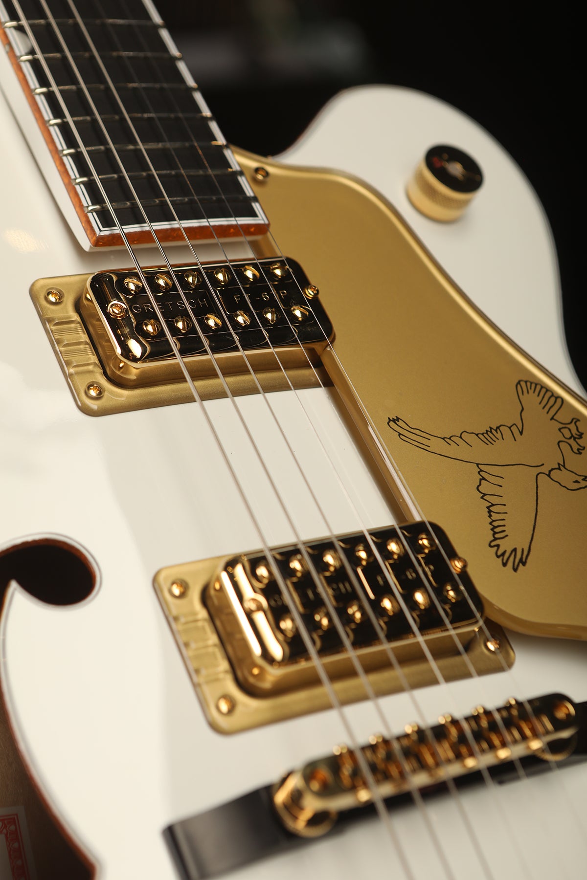 Gretsch white deals falcon pickups