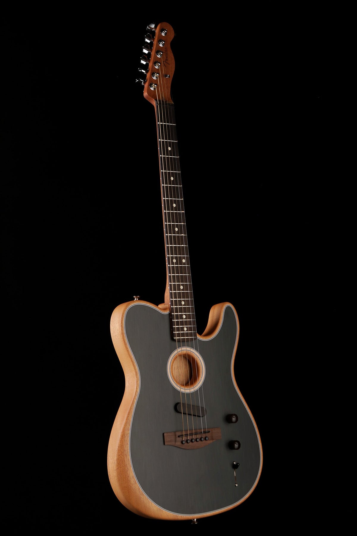 Fender Acoustasonic Player Telecaster 'Brushed Black' Acoustic ...