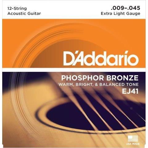 D Addario 12 String Acoustic Guitar Strings