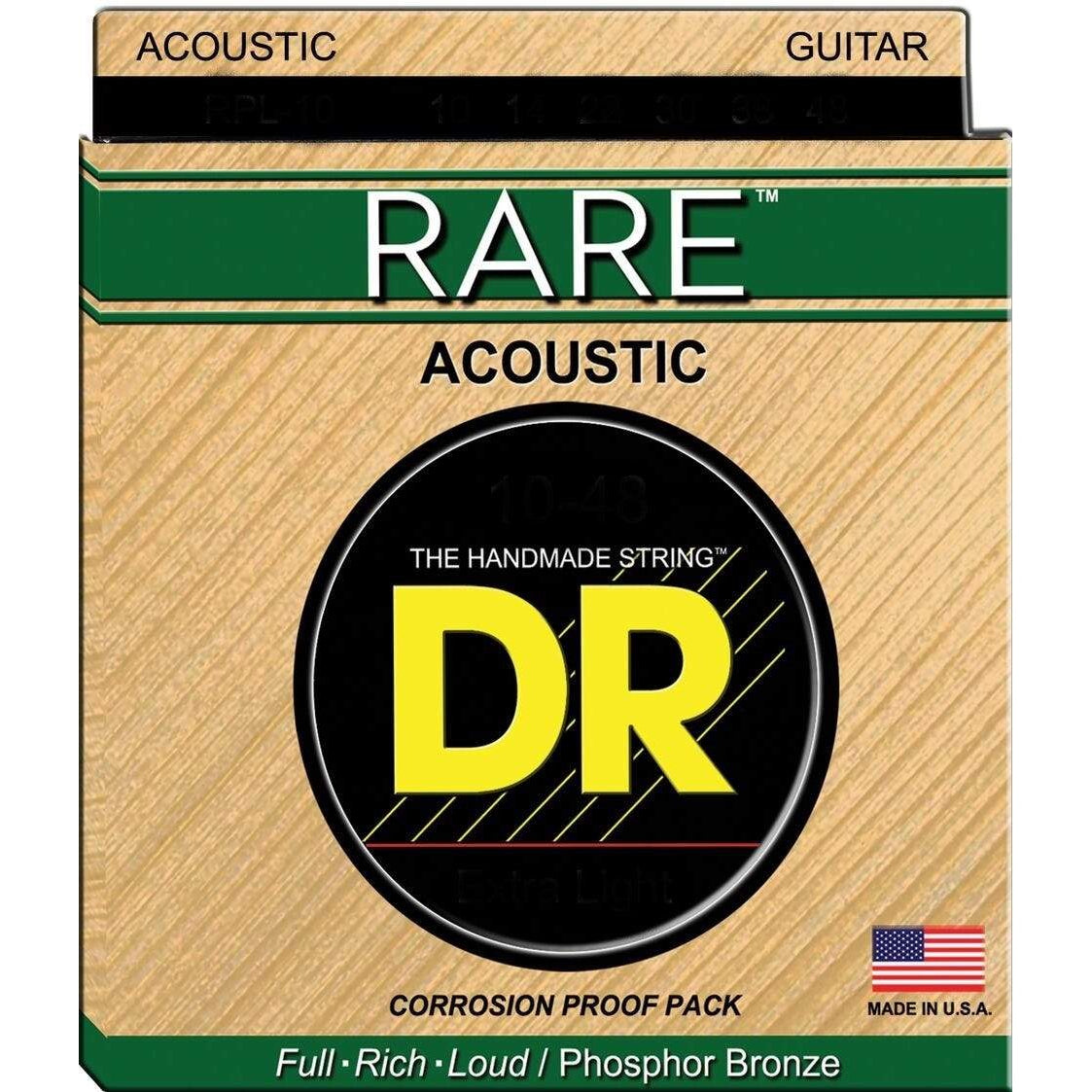 DR Strings Rare Phosphor Bronze Acoustic Strings Acoustic Centre