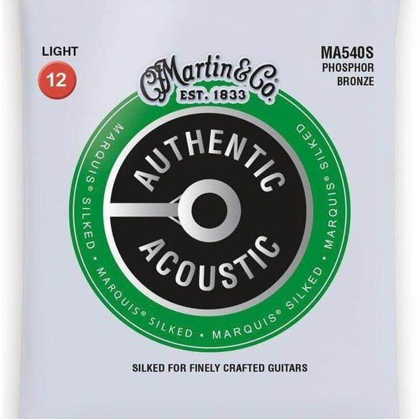 Martin Authentic Marquis Silked Phosphor Bronze Acoustic Guitar Strings
