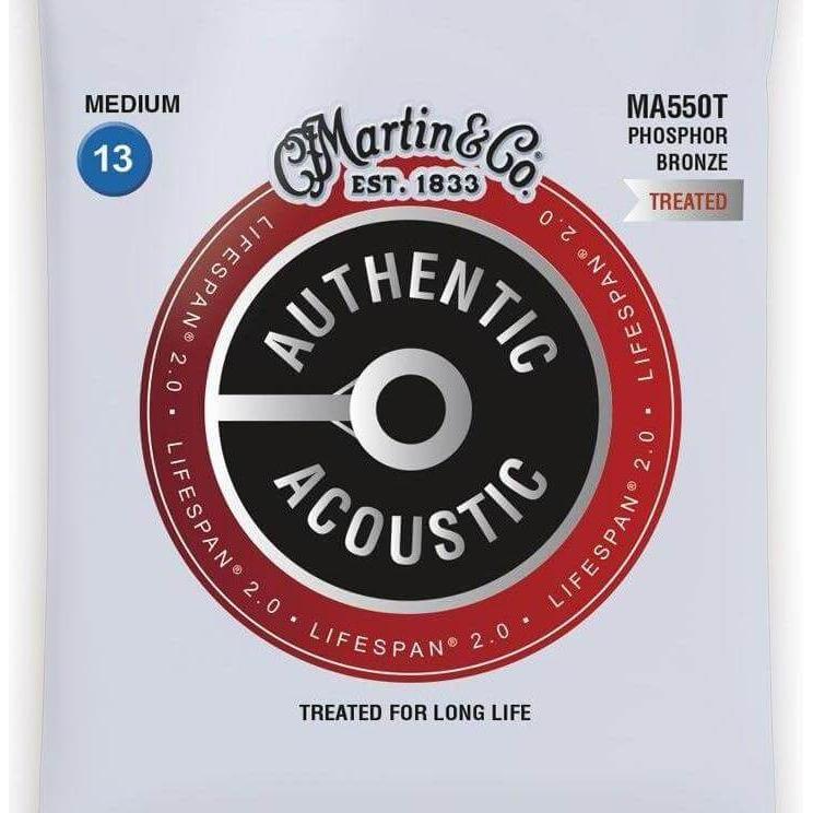 Martin Authentic Lifespan 2.0 Acoustic Guitar Strings Acoustic